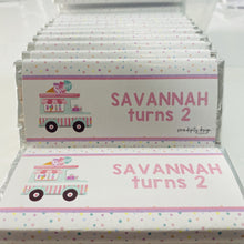 Load image into Gallery viewer, Pastel Ice Cream Truck Party Chocolate Wrappers