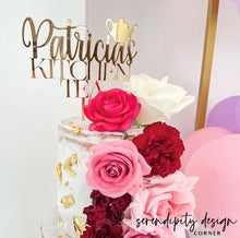 Load image into Gallery viewer, Kitchen Tea Acrylic Cake Topper