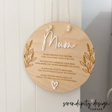 Load image into Gallery viewer, Mother / Nan Poem Wooden Sign | Mum Plaque