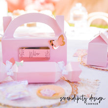 Load image into Gallery viewer, Name Acrylic Floral Party Treat Favour Boxes