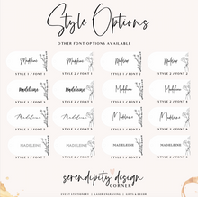 Load image into Gallery viewer, Personalised Luggage Tags | Placecards | Wedding Favour