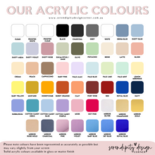 Load image into Gallery viewer, Drink Toppers | Acrylic Drink Tags