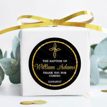 Load image into Gallery viewer, Navy Baptism Christening Gloss Stickers