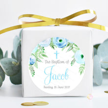 Load image into Gallery viewer, Floral Baptism Stickers