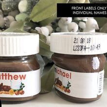 Load image into Gallery viewer, Personalised Nutella Label Stickers