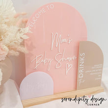 Load image into Gallery viewer, Bar Table Sign with Timber Base