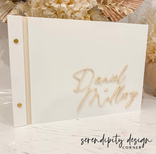 Load image into Gallery viewer, Acrylic Guest Book | Wedding Guest Book