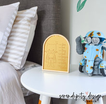 Load image into Gallery viewer, Daily Affirmations Mirrored Frame | Kids Daily Affirmations Superhero Boys Decor ©