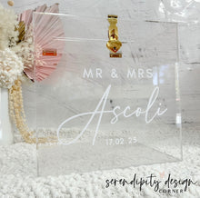 Load image into Gallery viewer, Clear Card Acrylic Wishing Well ©