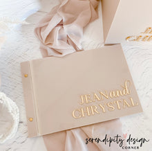 Load image into Gallery viewer, Acrylic Guest Book | Wedding Guest Book