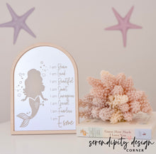 Load image into Gallery viewer, Mermaid Affirmation Sign