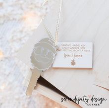 Load image into Gallery viewer, Personalised Santa Christmas Key | Magic Christmas Key