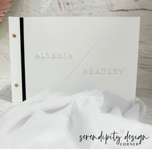 Load image into Gallery viewer, Acrylic Guest Book | Wedding Guest Book
