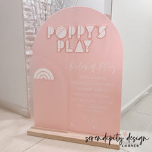 Load image into Gallery viewer, Jumping Castle Soft Play Play Rules Safety Rules Sign