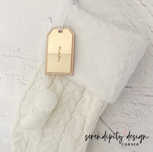 Load image into Gallery viewer, Stocking Name Tag