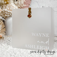 Load image into Gallery viewer, Frosted Clear Card Acrylic Wishing Well ©