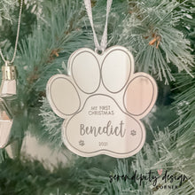 Load image into Gallery viewer, My First Christmas Pet Ornament