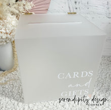 Load image into Gallery viewer, Acrylic Card Wishing Well (No Front Latch) ©