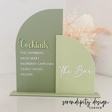 Load image into Gallery viewer, Double Half Arch Bar Sign