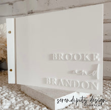 Load image into Gallery viewer, Acrylic Guest Book | Wedding Guest Book