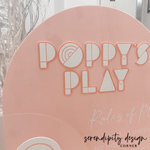 Load image into Gallery viewer, Soft Play Play Rules Business Sign