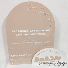 Load image into Gallery viewer, Jumping Castle Soft Play - Play Rules Sign with white base