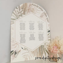 Load image into Gallery viewer, Find Your Seat Sign | Seating Chart | A1 Seating Chart