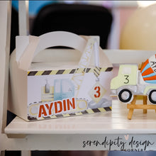 Load image into Gallery viewer, Construction 3D Party Treat Favour Boxes