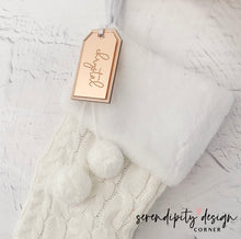 Load image into Gallery viewer, Stocking Name Tag