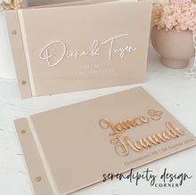 Load image into Gallery viewer, Acrylic Guest Book | Wedding Guest Book