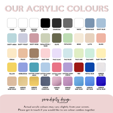 Load image into Gallery viewer, Mermaid Shell Acrylic Cake Topper