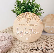 Load image into Gallery viewer, Announcement Plaque - I’m Being Promoted to Big Brother