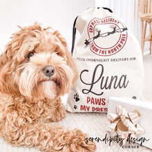 Load image into Gallery viewer, Personalised Christmas Pet Santa Sacks - Dog / Cat