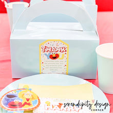 Load image into Gallery viewer, Sesame Street Elmo Party Treat Favour Boxes