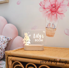 Load image into Gallery viewer, Fairy Night Light - Personalised LED Night Light Kids Room Girl