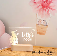 Load image into Gallery viewer, Personalised Fairy Night Light (LED)