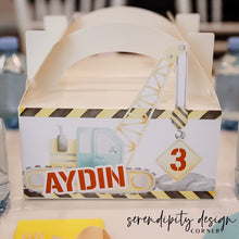 Load image into Gallery viewer, Construction 3D Party Treat Favour Boxes