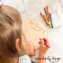 Load image into Gallery viewer, Mother’s Day Drawing | Wooden Mother’s Day Sign