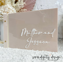 Load image into Gallery viewer, Acrylic Guest Book | Wedding Guest Book