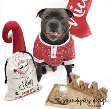 Load image into Gallery viewer, Personalised Christmas Pet Santa Sacks - Dog / Cat