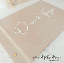 Load image into Gallery viewer, Acrylic Guest Book | Wedding Guest Book