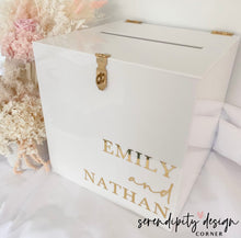 Load image into Gallery viewer, Personalised Acrylic Wishing Well | Acrylic Wishing Well | Acrylic Wedding Wishing Well