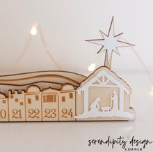 Load image into Gallery viewer, Christmas Nativity Countdown Calendar | Birth of Jesus Christ