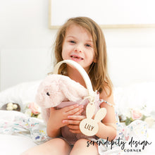 Load image into Gallery viewer, Personalised Easter Bunny Wood Gift Tag