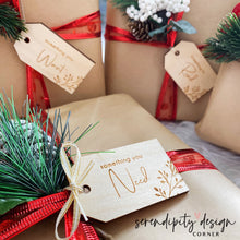 Load image into Gallery viewer, Something to wear, need, want, read gift tags Christmas