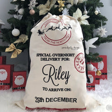 Load image into Gallery viewer, Personalised Christmas Santa Sack - Xmas