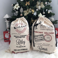 Load image into Gallery viewer, Personalised Christmas Santa Sack - Xmas