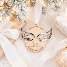 Load image into Gallery viewer, Christmas Tree Memorial Wing Ornament

