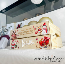 Load image into Gallery viewer, Printed Christmas Crate - Traditional

