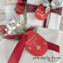 Load image into Gallery viewer, Personalised Simplicity Christmas Gift Tags - Something to - Set of 4, Set of 6
